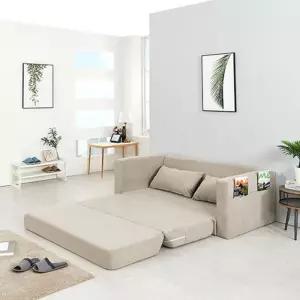 오염적은 깔끔한 신소재 침대되는 3인용 소파베드 / 야전용 좁은방 간이