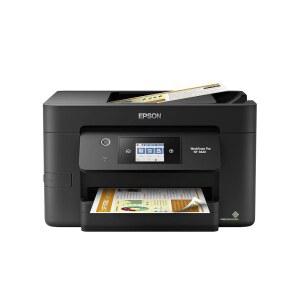 Epson WorkForce Pro WF-3820 무선 올인원 프린터 자동 양면 인쇄 35페이지 ADF 250매 종이 트레이 2.7인치 컬러 터치스크린 Alexa와 함께 작동합니다