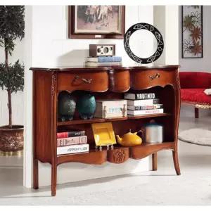 모던 엔틱 거실 장식진열대겸 콘솔 테이블(120cm) 앤틱 코너 빈티지 작은