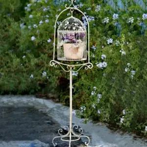 엔틱새장 철제 케이지 마당 꾸미기 스탠드 대형 새장 장식품