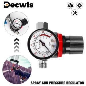 스프레이 건 압력 밸브 1/4 NPT 공기 압축기 감소 조절기, 가정용 도구 액세서리, 무선