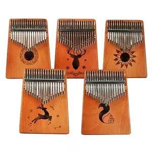 [하프클럽/]엔젤 마호가니 네츄럴 칼림바 랜덤 1P 음악 연주 악기