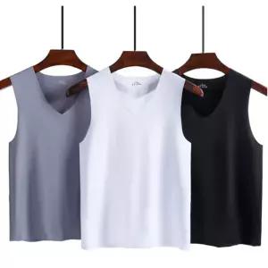 여름 머슬핏 U라인 나시 헬스장 이너 심리스 무봉제