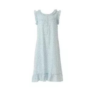 [비너스]여성 쿨 지지미 잔꽃나염 가운(VGN4534)