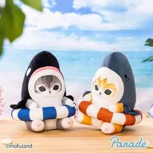 모후샌드 튜브 범고래냥 상어냥 인형 28cm (49072823)