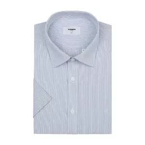 [레노마]플레인 스트레치 쿨 스트라이프 슬림핏 반소매 RZUSL0052NY