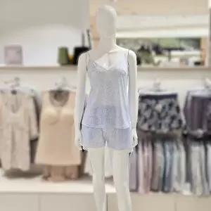 [babara]소프트 폴리 캐미솔 하프슬립 세트 ACS4620S AHS4620H SBL