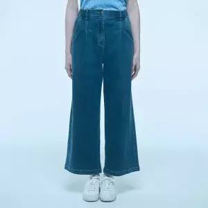 [UNIT]턱 포인트 데님 팬츠 (UFKWBP18HN)