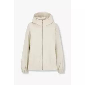 [STUDIO TOMBOY]후디 오버핏 레더 점퍼 9104361831