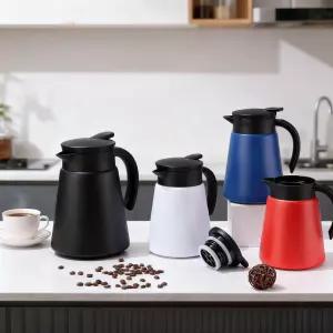 자동차 전기포트 스테인레스 포트 여행용 온수 공급 심플