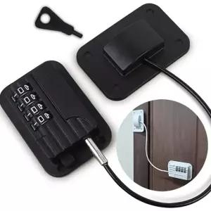 도어락 열림방지 다이얼 와이어 잠금장치 자물쇠 서랍