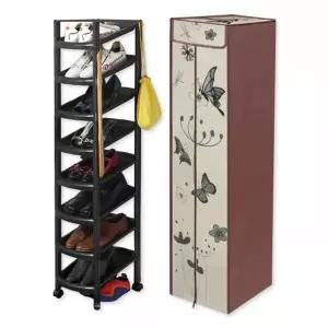 TBZ 조립식 소형8단 부직포커버 수납선반 신발장 신발정리