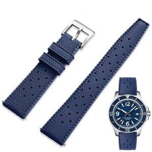 니지루업 FKM 고무 시계줄 퀵 릴리스 트로피컬 스타일 불소 18mm 19mm 20mm 21mm 22mm 부드러운 통기성 내구성 남성 호환 교체 밴드 스트랩