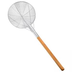 대형 주방 뜰채 스텐 핸들 거름망 채반 튀김건지기 업소용