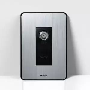 콘센트 커버 유니트 스위치 CATV 실버 1방 전기