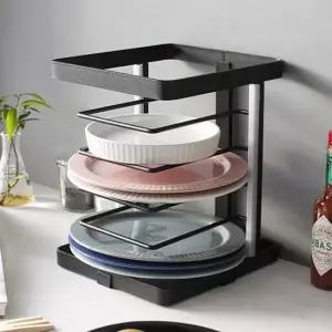 5칸 접시꽂이 철제 접시정리대 접시 그릇 정리선반 접시꽂이 접시정리대 접시받침대
