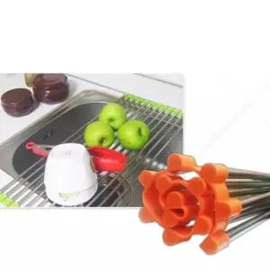 롤씽크선반 12롤 정리정돈 씽크대선반 씽크인선반 싱크선반 개수대 스텐 주방 씽크