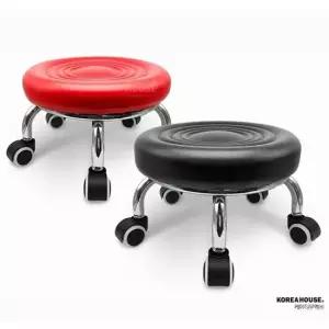 쿠션왕 동글뱅이 의자 바퀴의자 청소의자 바퀴달린의자 낮은형의자 이동식의자