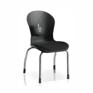 테트라고정의자-블랙 다용도의자 고정의자 사무용의자 학생의자.의자 회의용의자