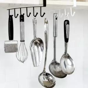 주방컵걸이 와인잔 글라스 조리도구 다용도걸이 국자걸이 머그컵걸이 행주걸이