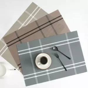 체크무늬 개인 테이블보 식탁보 1인 테이블 식탁매트 1인식탁매트 식탁덮개 홈파티테이블