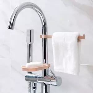 주방 화장실 비누 받침 거치대 DD-10968 욕조인테리어 사각보틀 수건정리함 싱크대수건걸이