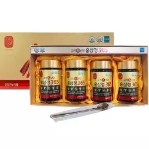6년근 고려홍삼정365 240g x 4병 면역력증진 피로회복 선물세트