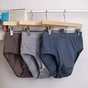 스퀘어 남성 삼각 팬티 속옷 브리프 3매 100751