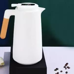 올굿 CZ94BE57 온도표시 이중 유리 보온 주전자 가정용 물병