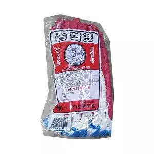[하프클럽/]송학 반코팅 빨강 면장갑 10켤레 1타 작업용 막장갑