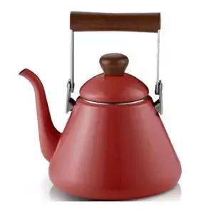 코카코 WW77LB52 법랑 주전자 인덕션 주전자 티포트 체리 1.7L