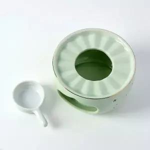 힐링데이 FK34UK20 도자기 티 워머 민트 다도 차데우기
