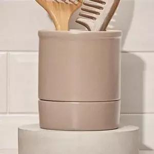 조리기구 수저꽂이 물빠짐 수저 정리용품 자작나무 원목 정리함