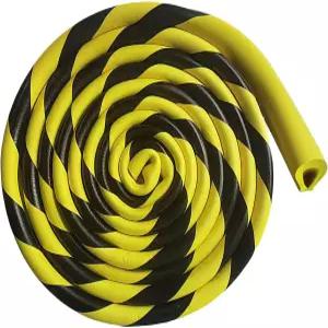 OYKSHDF 엣지 프로텍터 196.9인치/5m 높이의 가시성 안전 폼 패딩 U 채널 코너 가드 샤프 셀프 접착 범퍼