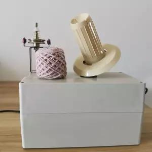울 가정용 털실 와인더 전동와인더 뜨개실 전동 실정리 소형 롤러