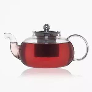 비타리토 TR09SP04 스텐 거름망 내열유리 주전자 1L 티포트