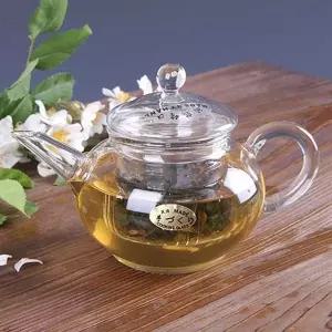 원형 HN68US03 유리 다관 차주전자 티포트 250ml