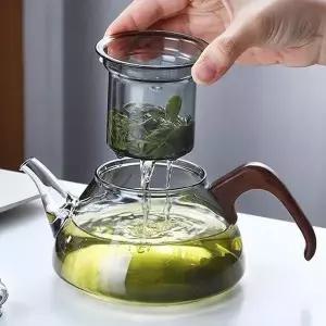 무드어 JY85UV86 내열유리 차포트 다관 찻주전자 내열유리차