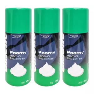 질레트 포오미 멘솔 쉐이빙폼 175g X 3개