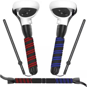 Oculus Quest 2 컨트롤러와 호환되는 YOGES 핸들 부착물 비트 세이버 초자연적인 VR 게임을 위한 메타