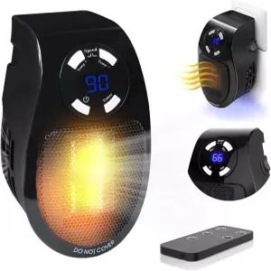 스마트 온도 조절기 우주 히터 머/과열 보호 기능이 있는 450W 휴대용 전기 소형 안전한 LED 디스플레이가