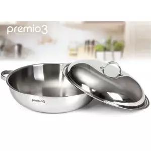 키친아트 TT46ZB73 인덕션 전골 냄비 샤브샤브 스텐 냄비 28cm