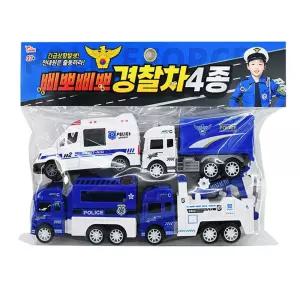 삐뽀삐뽀 경찰차 4종 세트 어린이 자동차 장난감