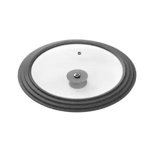 풍년 TR55MU41 프라이팬 유리뚜껑 24-28cm 실리콘 냄비덮개 기름튐 방지