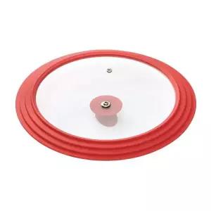 풍년 AJ25RX24 프라이팬 유리뚜껑 26-30cm 실리콘 냄비덮개 기름튐 방지