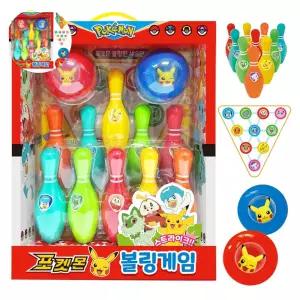 포켓몬 볼링 게임 공2개 핀10개 세움판 세트
