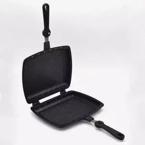 키친아트 SN16OM06 양면팬 후라이팬 생선구이팬 프라이팬 28cm