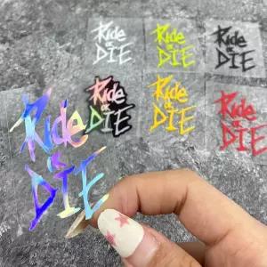 1PC 타고 또는 죽는 자전거 프레임 스티커 탑 튜브 MTB 장식 오토바이 액세서리에 대 한 방수 비닐 데 칼