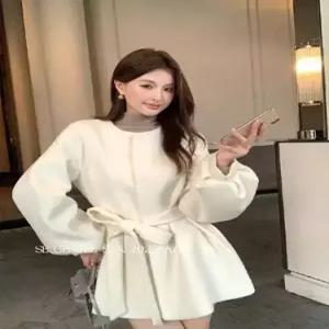 모직 가을 여자모직코트 코트 수희희 긴팔 ible3