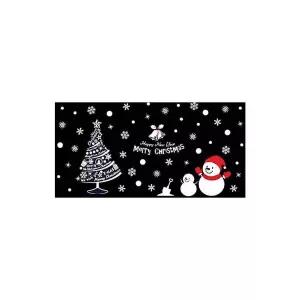 크리스마스 유리창 스티커 타이포 크리스마스트리 크